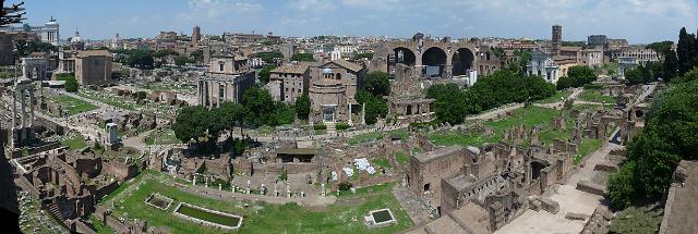 (64) View over the forum from the Palatine hill.jpg